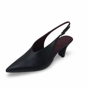 Vince Women's Size US 8 M Devi Slingback Pointed Toe Pump Black NWOB